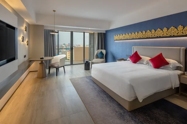 غرفة ديلوكس بسرير كينج، Tian Yi International Hotel 1/10