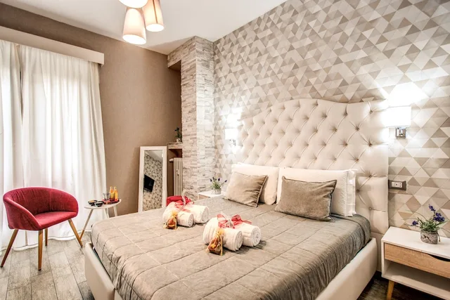غرفة قياسية ثلاثية بسرير مزدوج، Santamaggiore Inn 1/10