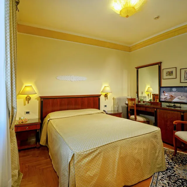 غرفة اقتصادية بسرير مزدوج أو سريرين منفصلين، Hotel Aurora Terme 2/10