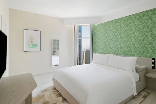 شقة بإطلالة على المدينة بـ3 غرف نوم، Element West Bay Doha 2/5