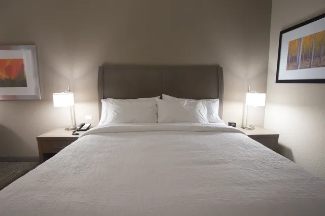 غرفة بسرير كينج بحوض جاكوزي لذوي الإعاقة، Hilton Garden Inn Bolingbrook I-55 3/6