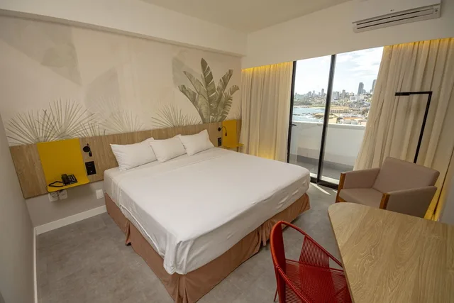 غرفة سوبيريور بسرير مزدوج بإطلالة على الشاطئ، Novotel Salvador Rio Vermelho 1/9