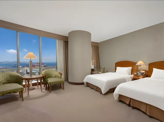 Harbor, Twin Beds, Sea View، Hotel Nikko Dalian 1/2