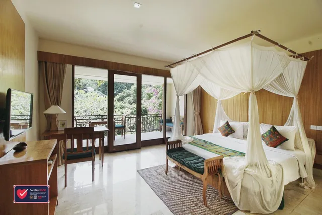 غرفة بسرير كينج بشرفة، Sapodilla Ubud 5/10