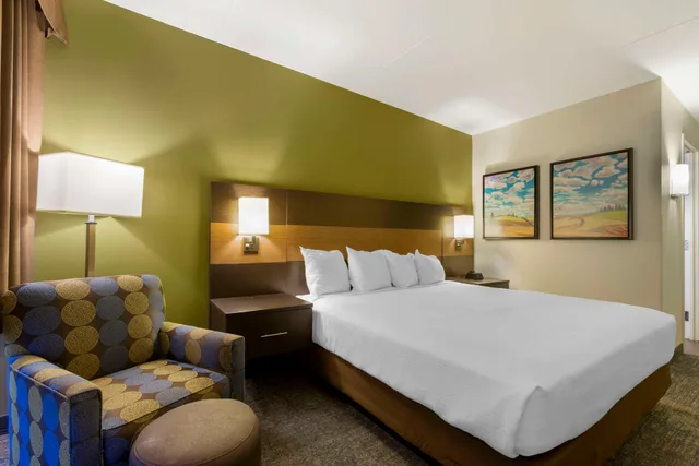 Garden, King Bed, Bathtub، Best Western Plus University Inn 2/4