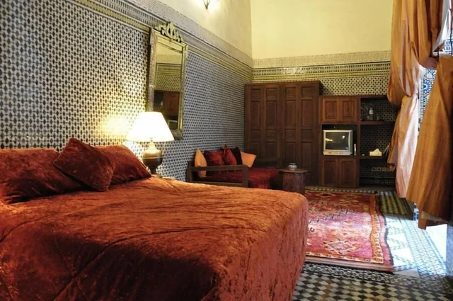 غرفة بسريرين منفصلين، Riad Au 20 Jasmins 2/2
