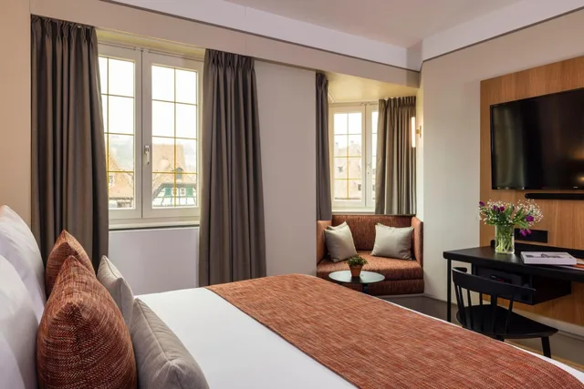 غرفة كبيرة بسرير مزدوج، HOTEL LA DILIGENCE 2/7