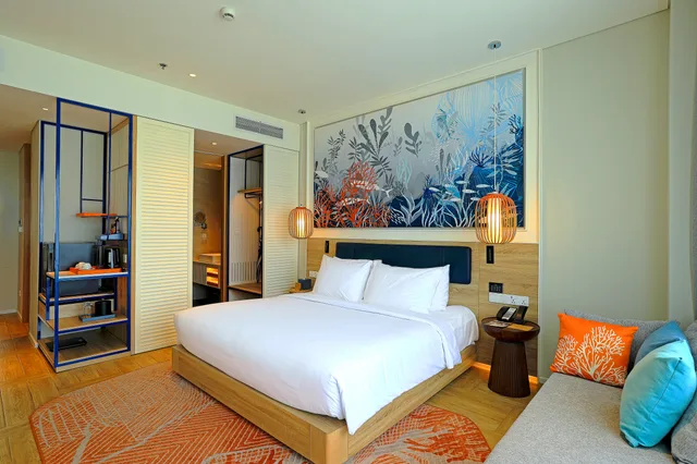 غرفة ديلوكس بسرير مزدوج بإطلالة على البحر، TTC Resort Van Phong Bay 2/5