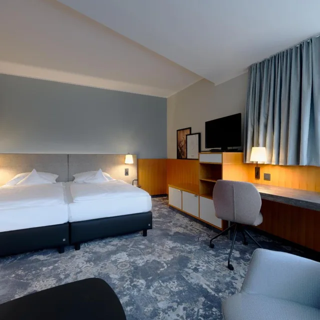 غرفة ثلاثية بسرير كينج، Hotel Am Kloster 3/7