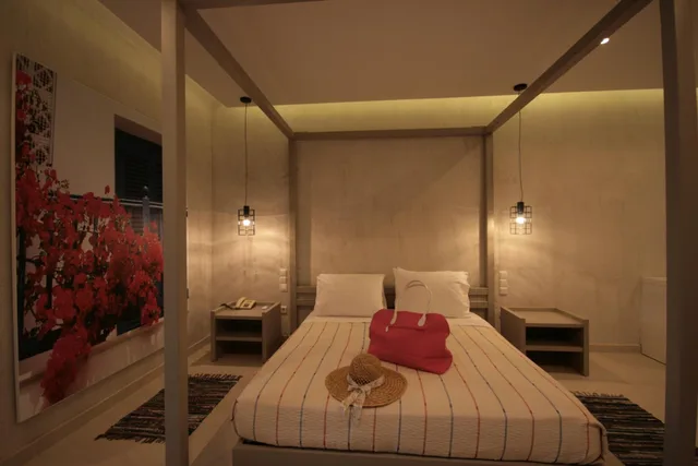 غرفة سوبيريور بسرير مزدوج أو سريرين منفصلين بإطلالة على البحر، Irina Beach Hotel 2/7