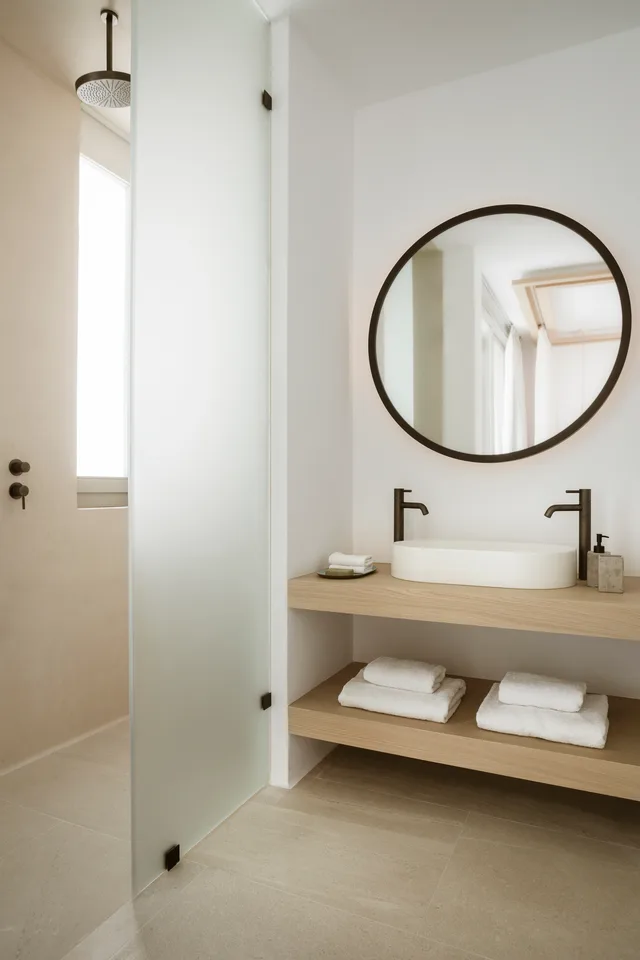 Junior Suite, Side Sea View, Jetted Tub، Mykonos Flow - Super Paradise 10/10