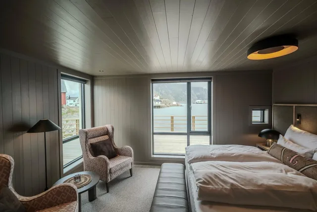 جناح جونيور بإطلالة على الجبل، Henningsvaer Bryggehotell by Classic Norway Hotels 6/10