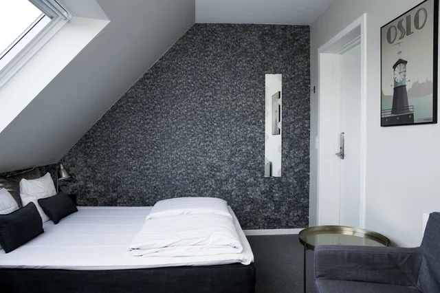 غرفة بسرير كوين، Skjalm Hvide Hotel 3/4