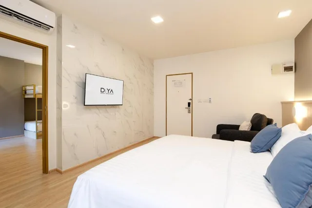 جناح عائلي بشرفة بغرفتي نوم، Diya Hotel Bangkok 2/4