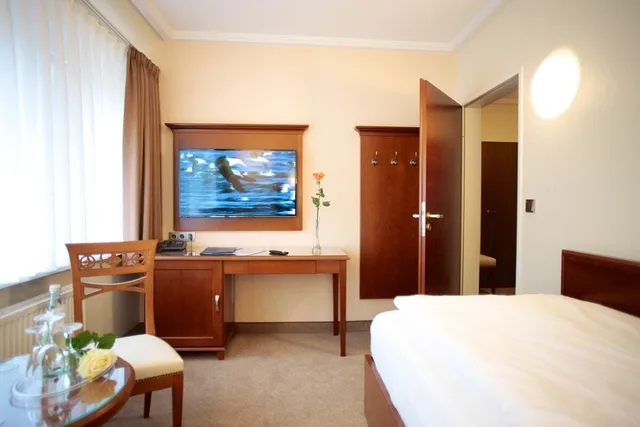 غرفة ديلوكس مفردة بسرير فردي بحمام خاص، Ringhotel Fahrhaus 1/2