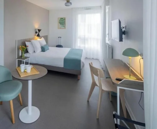 استوديو بسرير مزدوج، All Suites Appart Hotel Le Havre 1/3