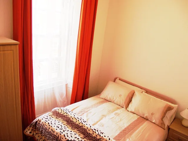 شقة بسريرين مزدوجين بغرفتي نوم مفردة بسرير فردي مع أريكة، Niddry Street Apartments 1/1