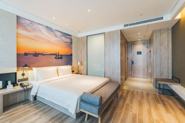 غرفة بسريرين منفصلين، Atour Hotel (Suzhou North High Speed Railway Station, Qiyage Garden) 1/1