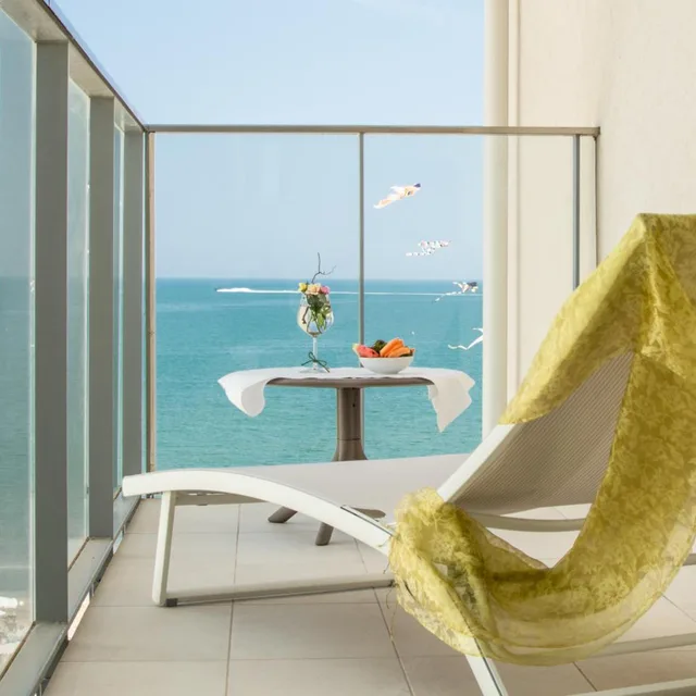 غرفة سوبيريور بسرير مزدوج أو سريرين منفصلين بإطلالة جزئية على البحر، Hotel Elite 8/10
