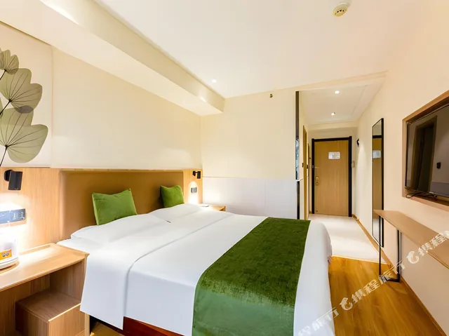 غرفة بزنس بسرير كوين، GreenTree Inn Handan Train Station Express Hotel 2/2