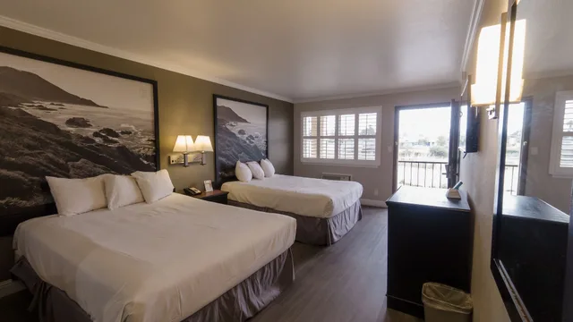 غرفة ديلوكس بسريرين كوين، Super 8 by Wyndham Santa Cruz Beach 3/7
