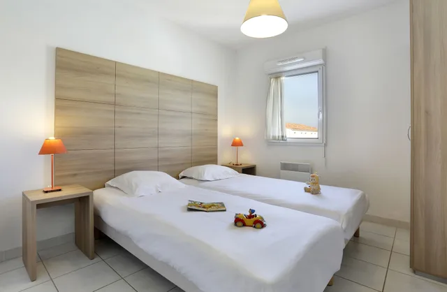 شقة بإطلالة على المسبح بغرفة نوم واحدة، Vacanceole - Residence Cap Camargue 1/8