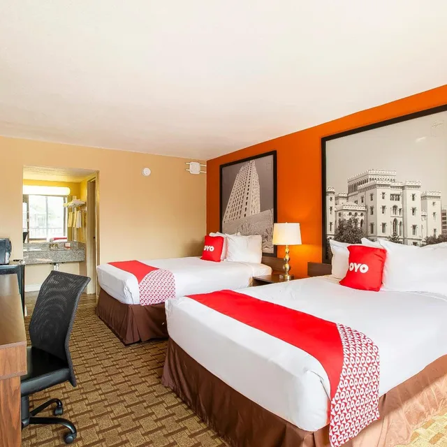 غرفة بسرير مزدوج لذوي الإعاقة، Hotel Port Allen LA I-10 West 5/10