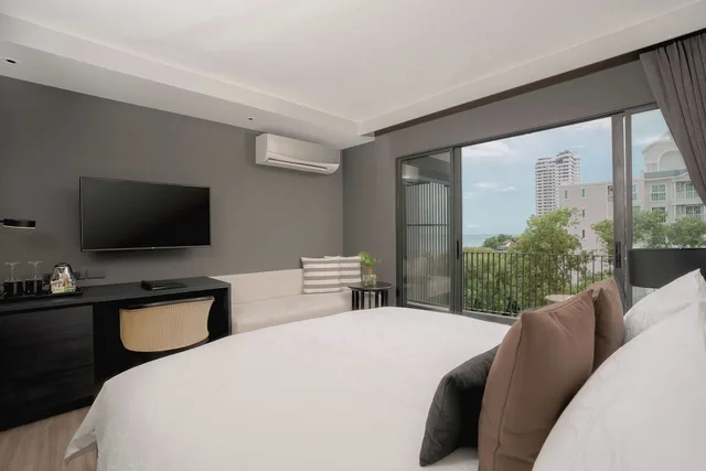 غرفة غراند ديلوكس بسرير كينج، Bayphere Hotel Pattaya JC 3/7