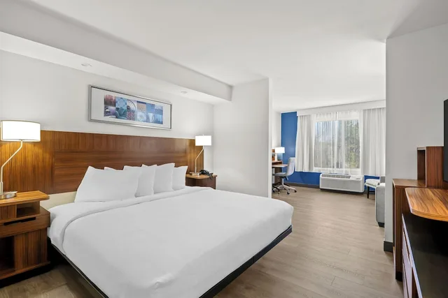 غرفة بسرير كينج لذوي الإعاقة، Spark by Hilton Macon North, GA 2/8