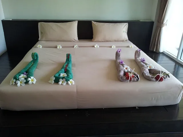 غرفة ديلوكس بسرير مزدوج بإطلالة على البحر، MAKATHANEE RESORT 3/3