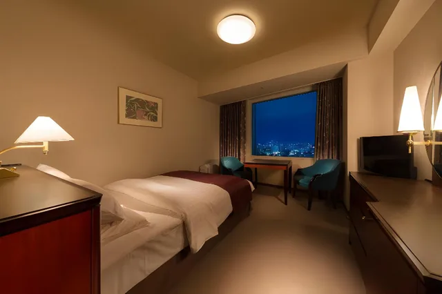 غرفة مفردة بسرير مزدوج، Rihga Royal Hotel Hiroshima 1/1