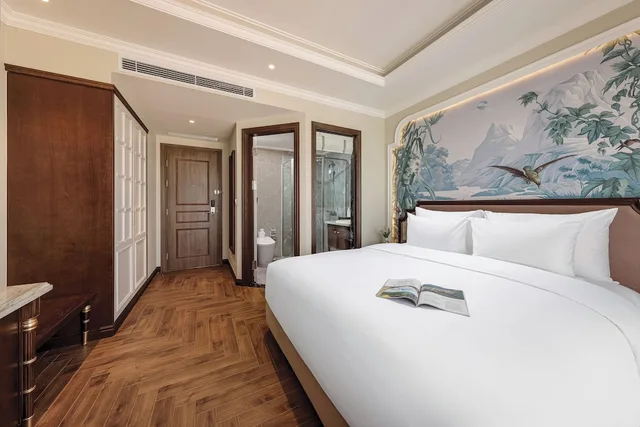 غرفة بريميوم ديلوكس بسرير كينج بإطلالة على المدينة، Heritage Hamlong Hotel & Spa 3/10