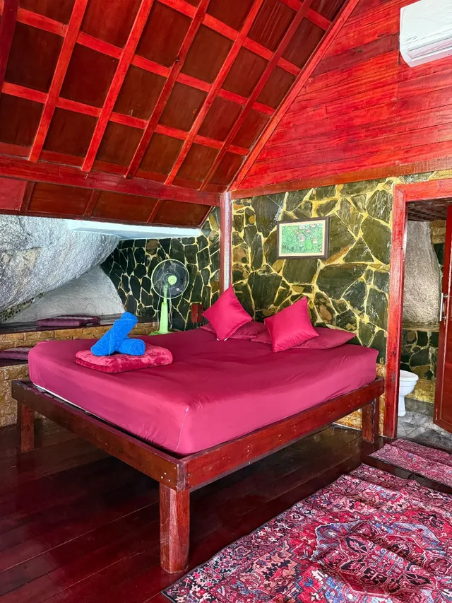 غرفة عائلية بسريرين كوين مع أريكة، Mai Pen Rai Bungalows 1/1