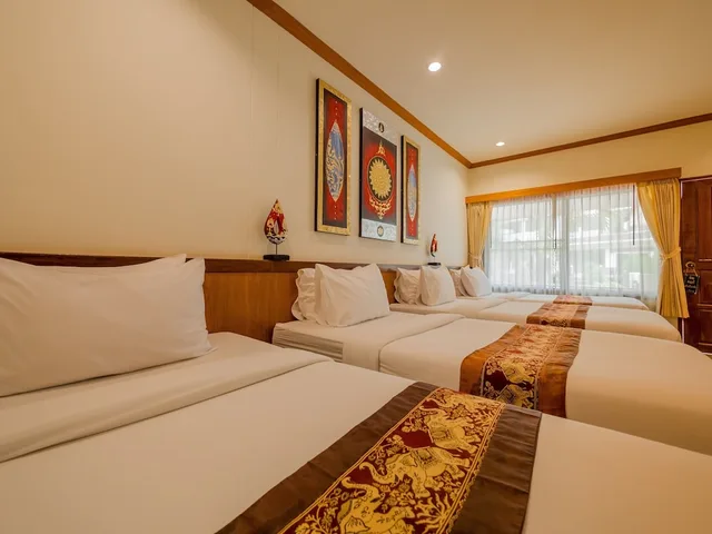 غرفة عائلية رباعية بأربعة أسرّة، Chiangkhan River Mountain Resort 3/5