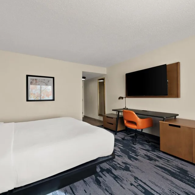 غرفة بسرير كينج بحوض استحمام لذوي الإعاقة، Fairfield Inn And Suites By Marriott Chesapeake 7/10