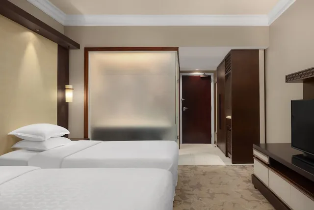 غرفة بسريرين منفصلين بإطلالة على البحر، RIHGA Royal Laguna Guam Resort 3/5
