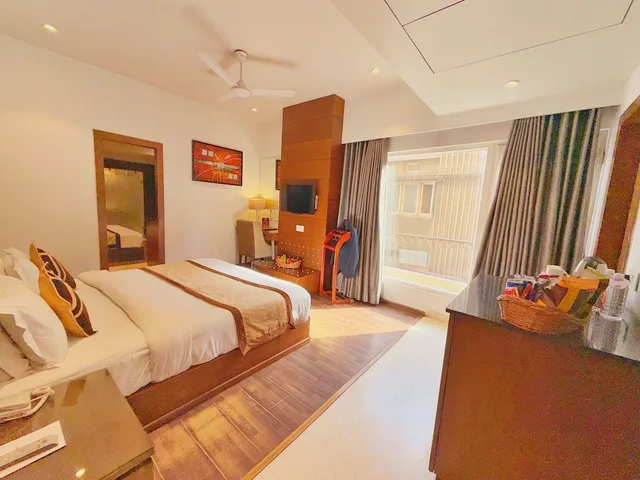 غرفة بزنس بسرير كينج بإطلالة على المدينة بغرفة نوم واحدة، Hotel Sawera Grand 9/10