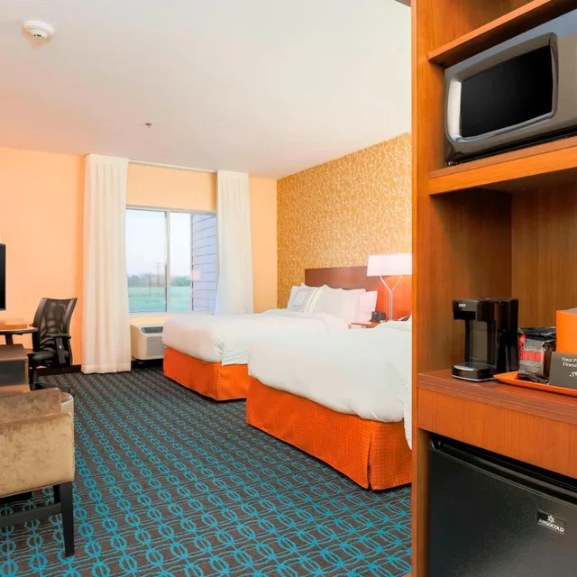 استوديو بسرير كينج أو سرير مزدوج مع أريكة لذوي الإعاقة، Fairfield Inn Suites Pleasanton 2/3