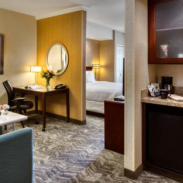 جناح بسرير كينج مع سرير سحّاب إضافي مع أريكة، SpringHill Suites Salt Lake City Downtown 4/4