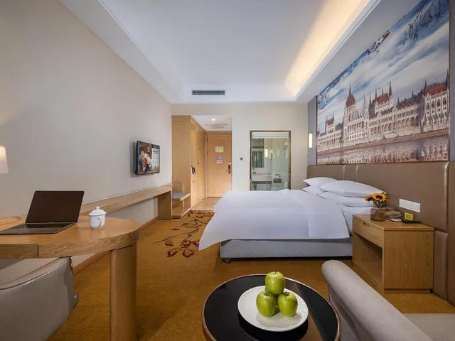 غرفة بزنس بسرير كوين، Vienna International Hotel (Nanjing Zhushan Road Metro Station) 3/4