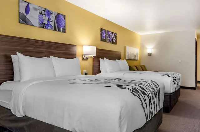 غرفة قياسية بسريرين كوين، Sleep Inn & Suites Great Falls Airport 1/4