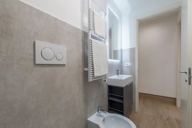 شقة بسرير كوين، Albergo Marin 3/3