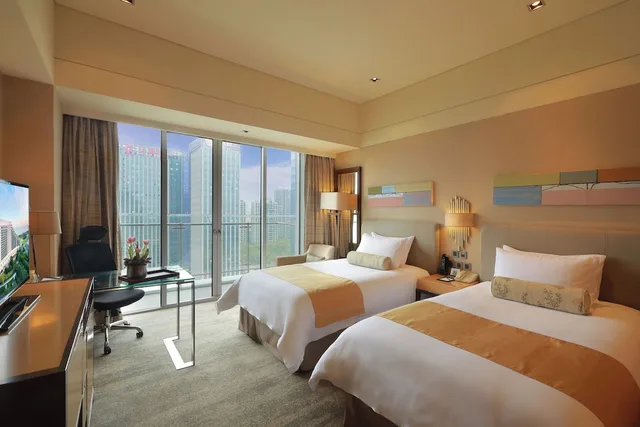 Deluxe Cbd View Twin Room، Xiamen International Conference Center Hotel 1/5