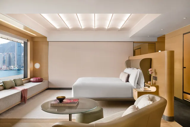 جناح استوديو بسرير كينج بإطلالة على المرفأ مع أريكة، The Regent Hotel Ex Intercontinental Hong Kong 5/6