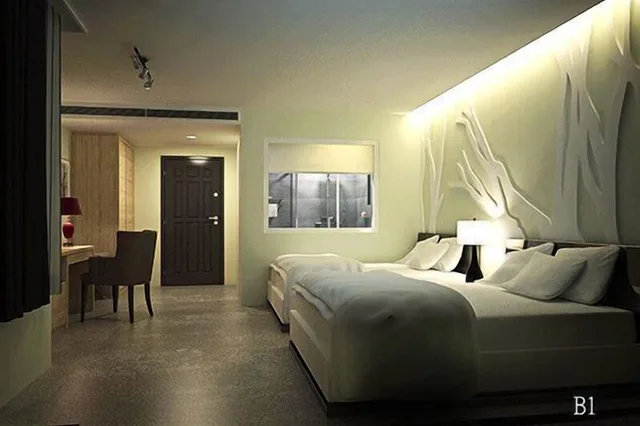 غرفة سوبيريور رباعية بسريرين مزدوجين، Travel Light Hotel 9/10