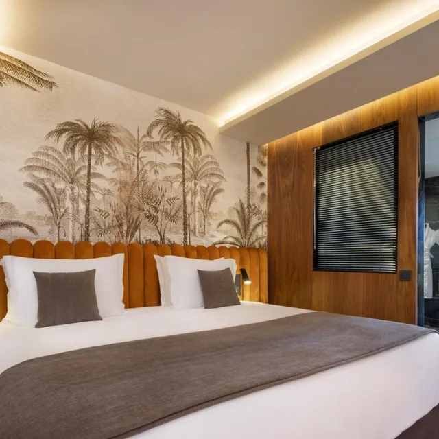 غرفة ديلوكس بسرير مزدوج بشرفة، Hotel Jadali & Spa 1/4