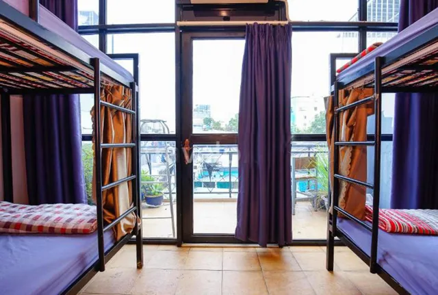 غرفة عائلية بأسرّة بطابقين بشرفة، Quan San Guest House 1/4