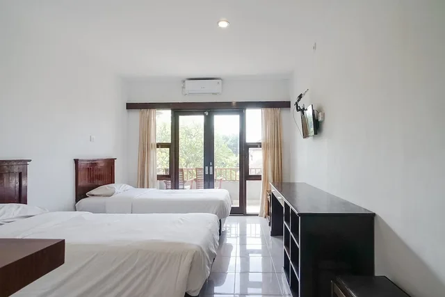 غرفة ديلوكس بسريرين منفصلين، Indopurejoy House 1/2