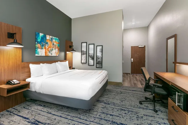 غرفة ديلوكس بسرير كينج لذوي الإعاقة، La Quinta Inn Suites Jacksonville 2/6