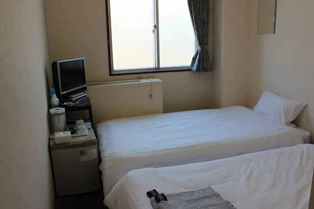 غرفة بسريرين منفصلين، Heiwadai Hotel Arato 1/3
